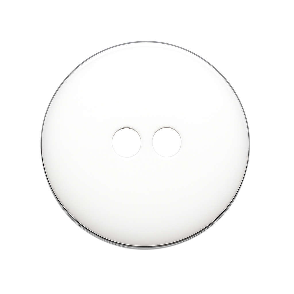 Transparent Polyester Button PB 0102 – 2 Holes