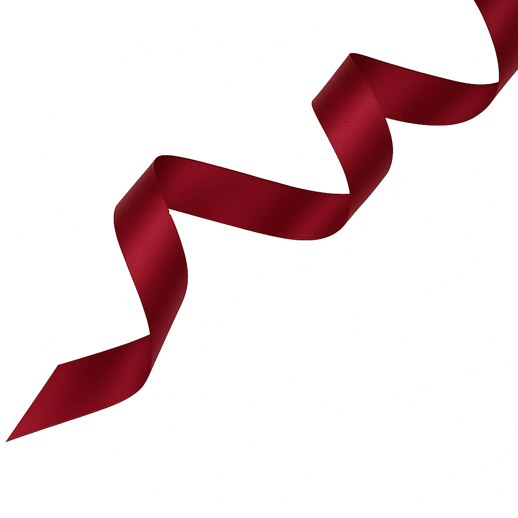 Bordeaux Satin Ribbon SR0010 – Sizes from 3 mm to 70 mm