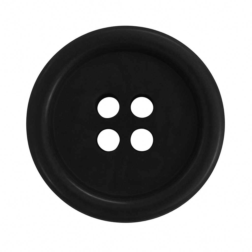 Black Corozo Button CB 5001 – 100% Natural Corozo Nut Button