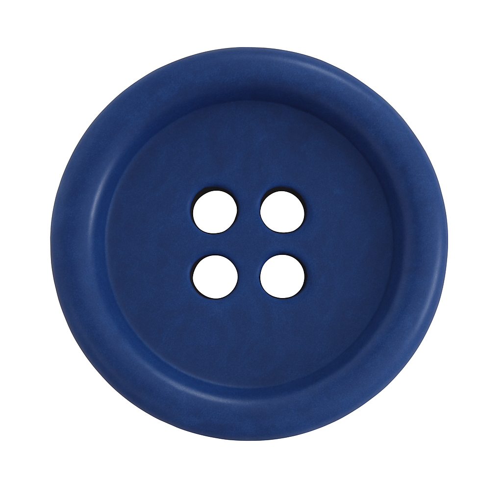 Blue Corozo Button CB 5001 – 100% Natural Corozo Nut Button