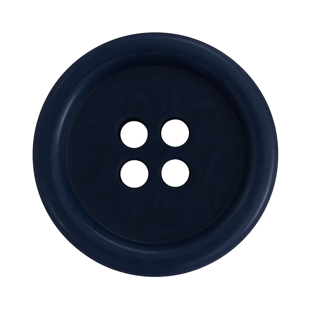 Navy Corozo Button CB 5001 – 100% Natural Corozo Nut Button