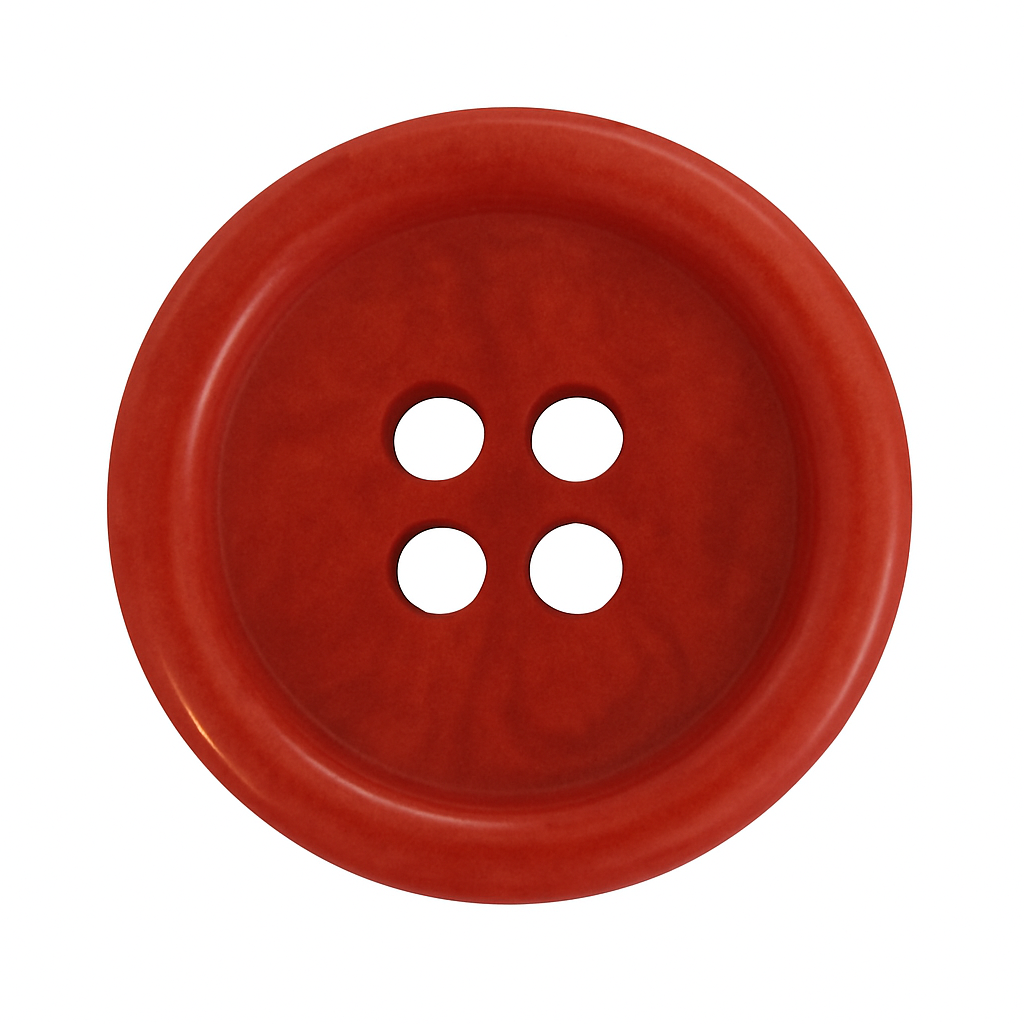 Red Corozo Button CB 5001 – 100% Natural Corozo Nut Button