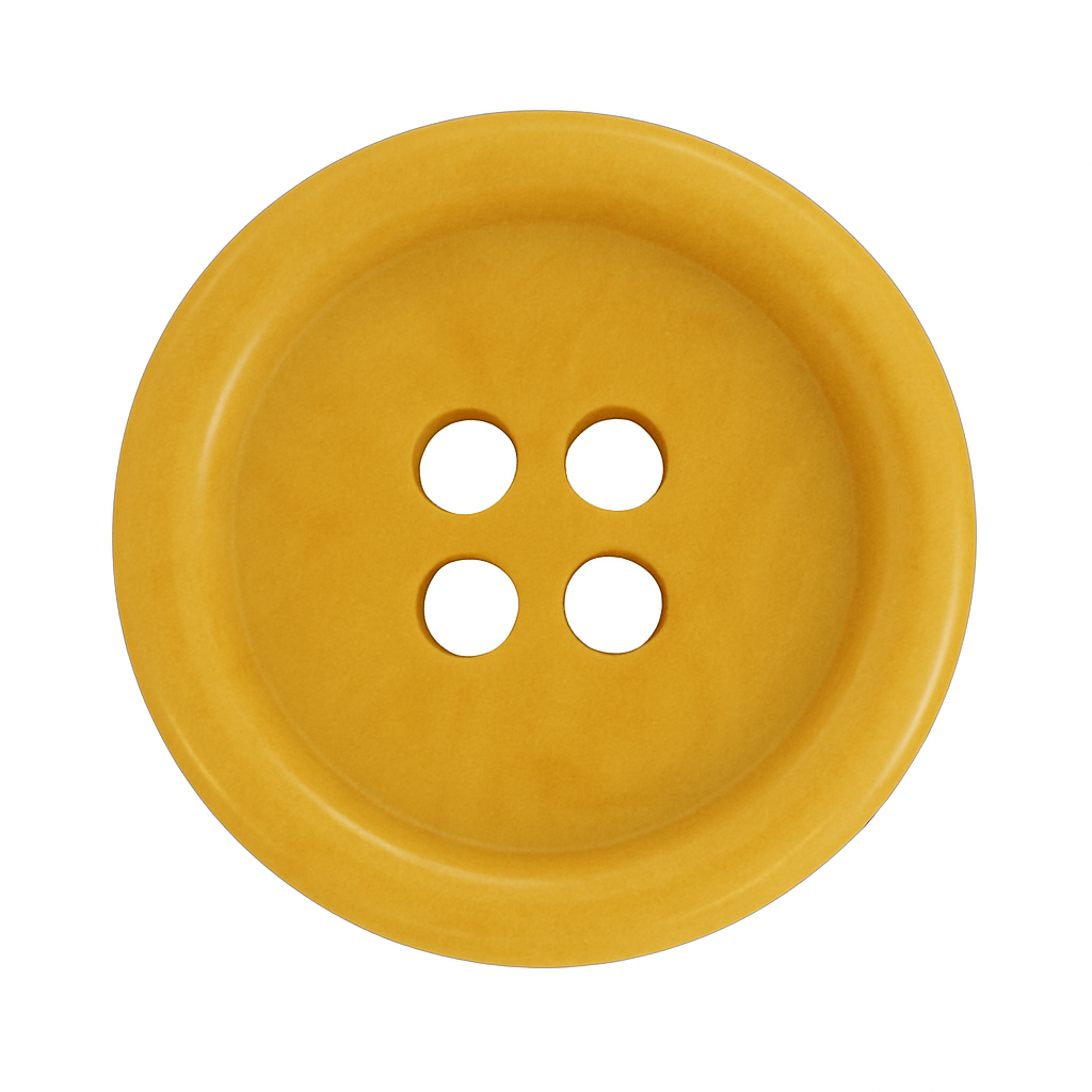Yellow Corozo Button CB 5001 – 100% Natural Corozo Nut Button
