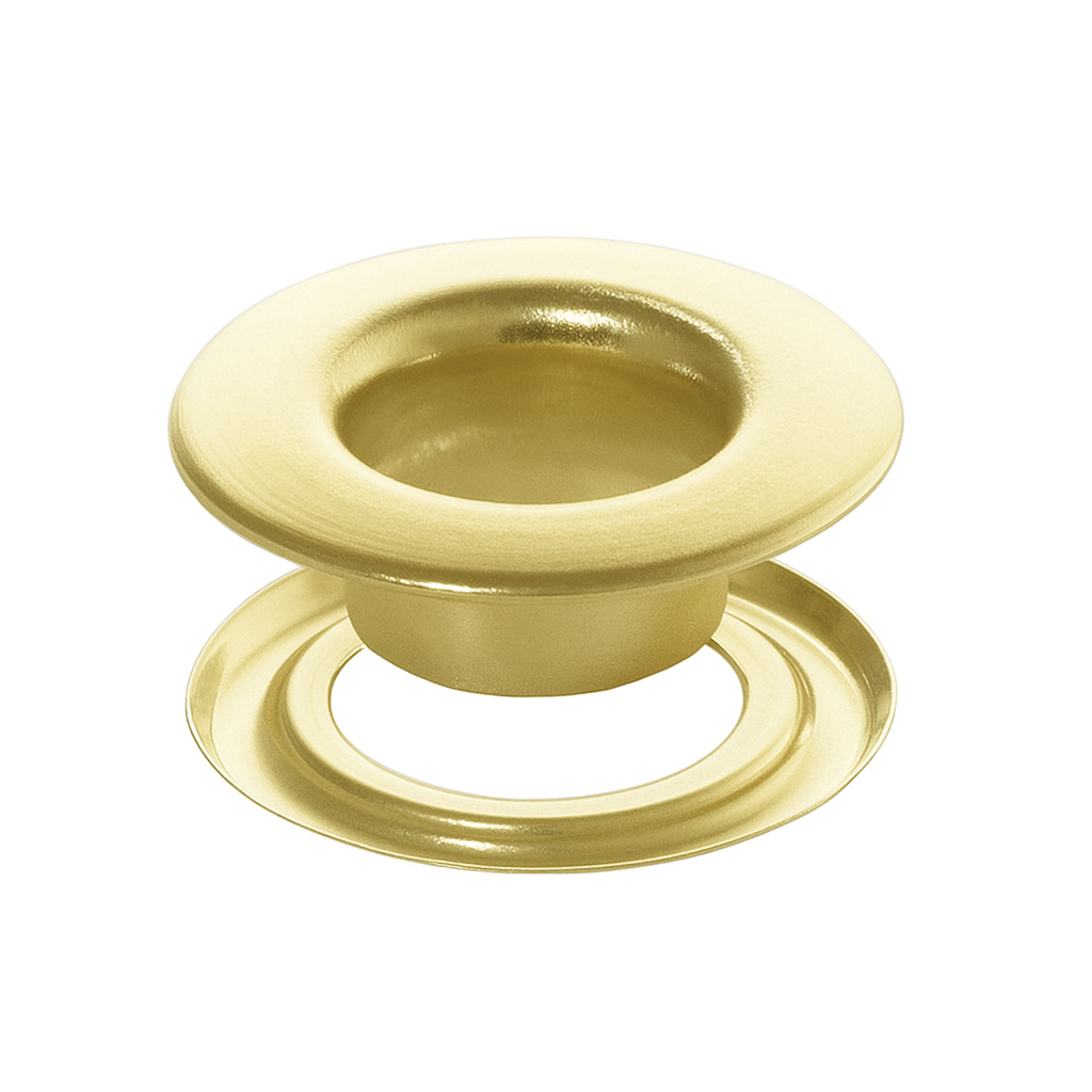 Metal Flat Eyelets Light Gold - PE 0002
