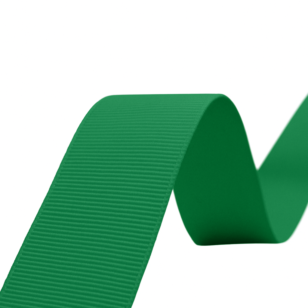 Green Grosgrain Ribbon GR 0016 – Sizes from 3 mm to 70 mm