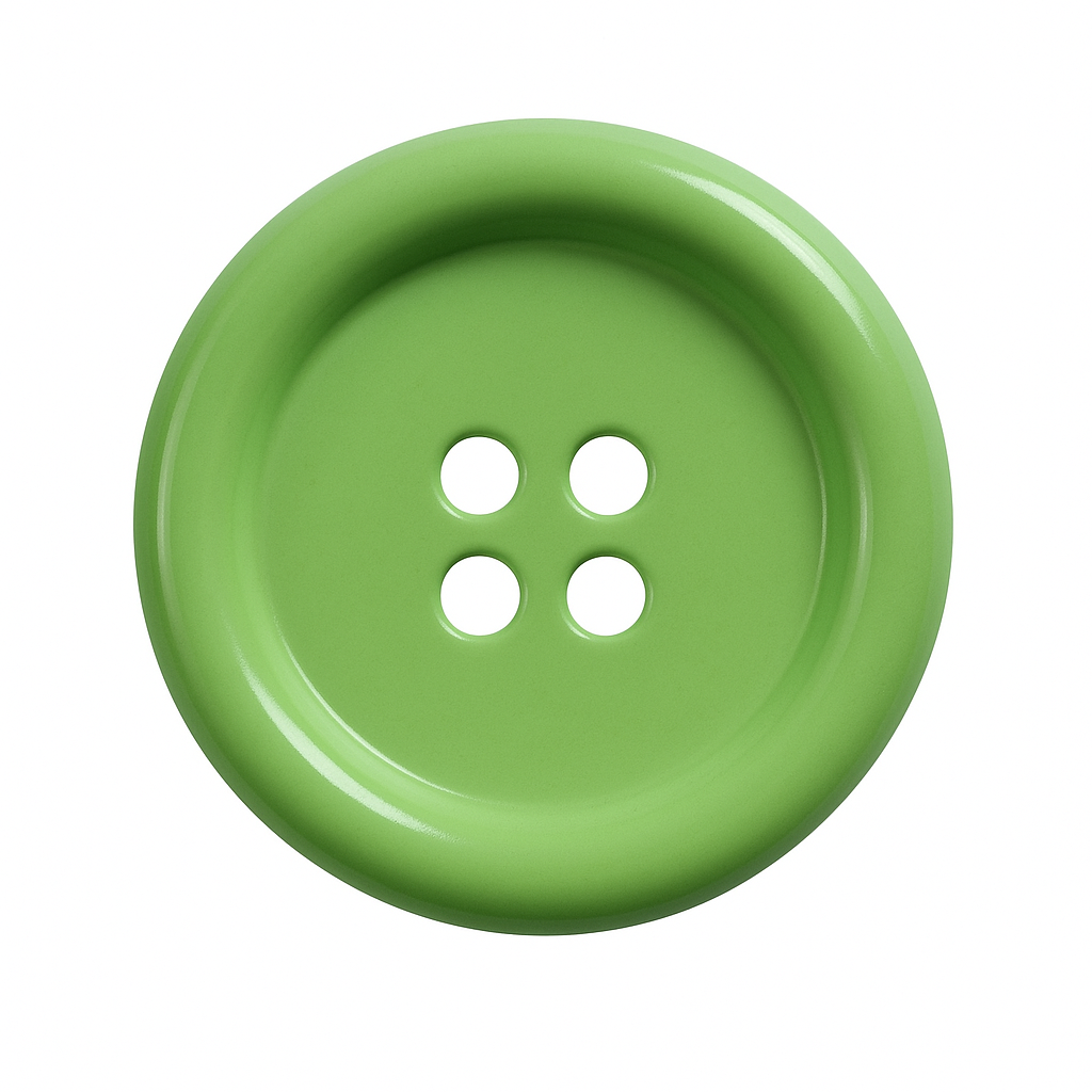 Light Green Polyester Button PB 0001 – 4 Holes