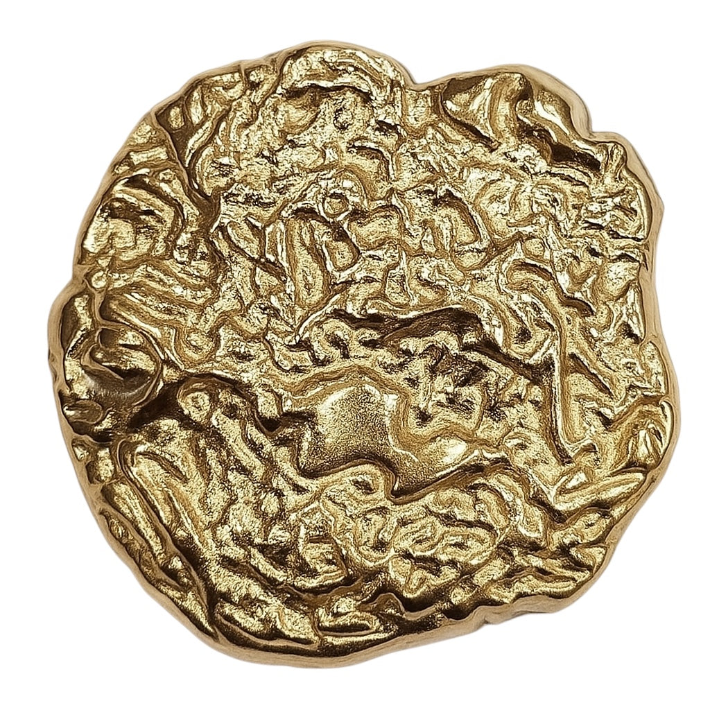 Gold Metal Shank Button ME 2292 Exclusive