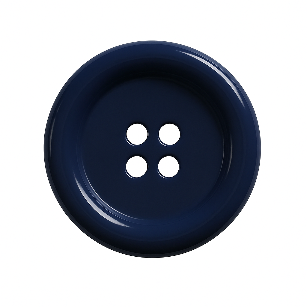 Navy Polyester Button PB 0001 – 4 Holes