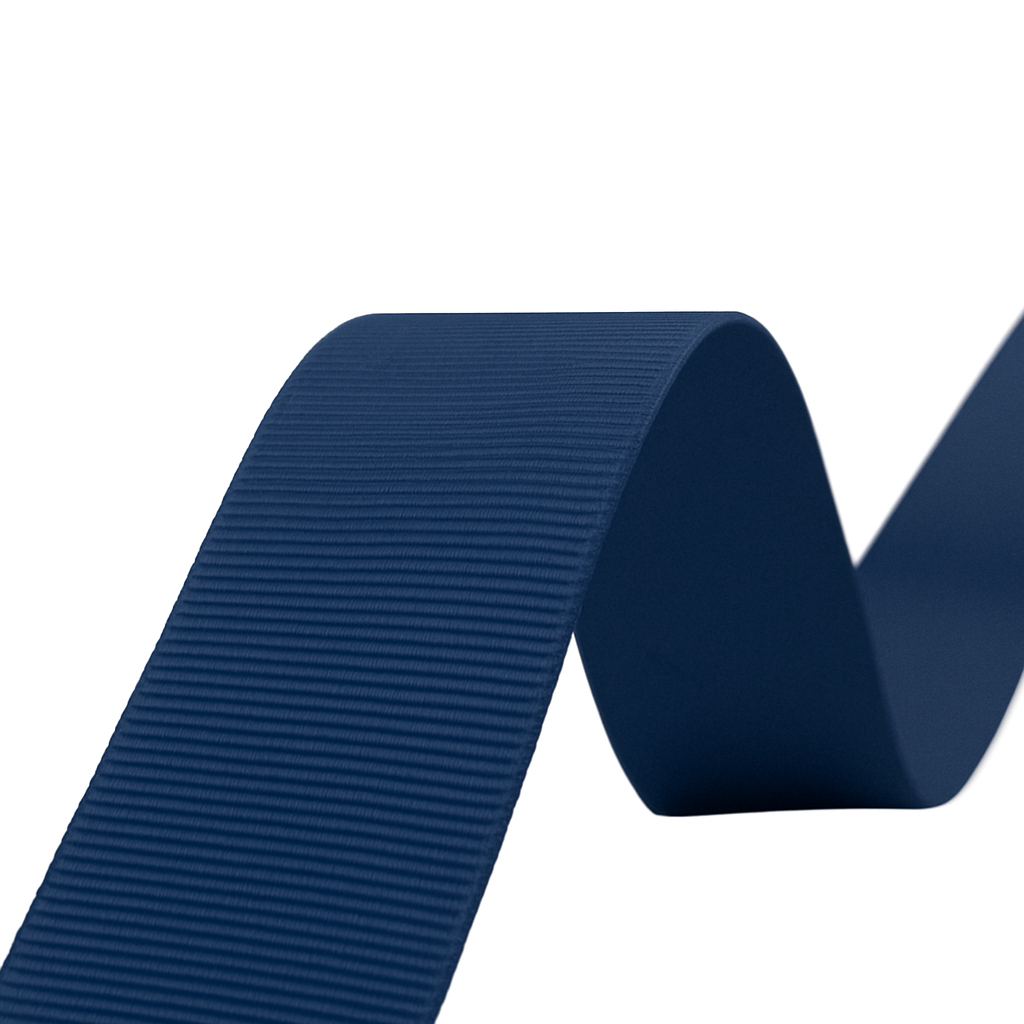 Navy Grosgrain Ribbon GR 0013 – Sizes from 3 mm to 70 mm