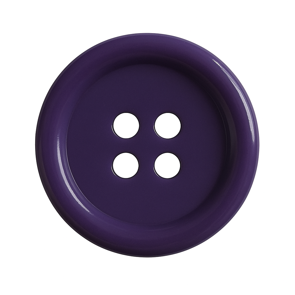 Purple Polyester Button PB 0002 – 4 Holes Classic Shape