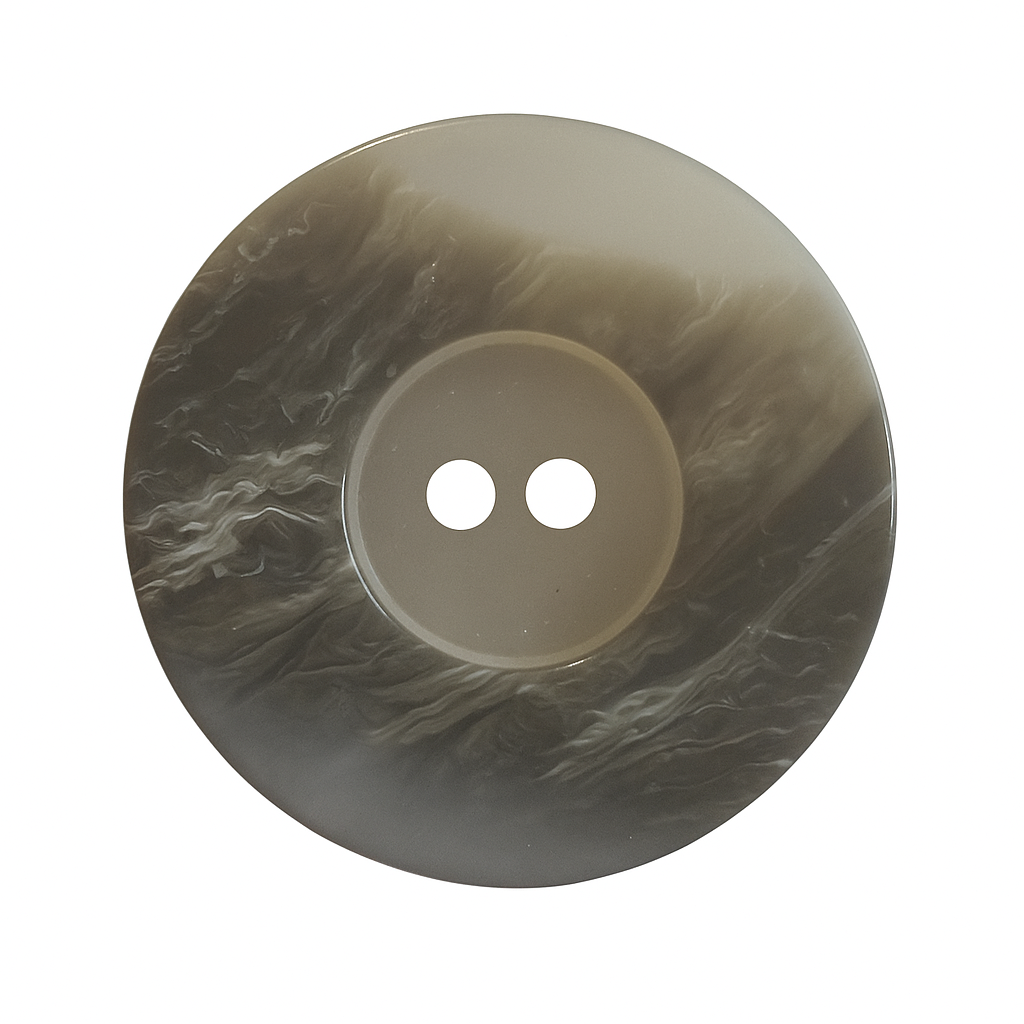 Gray Polyester Button PB 0104 – Unique Ice Effect