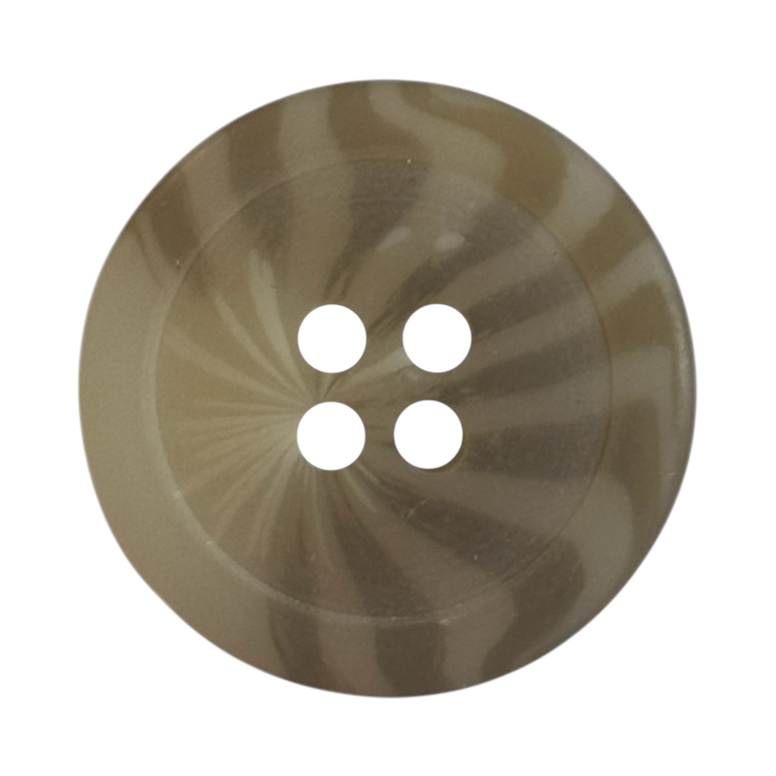 Beige Polyester Button PB 0105 – Imitation Horn
