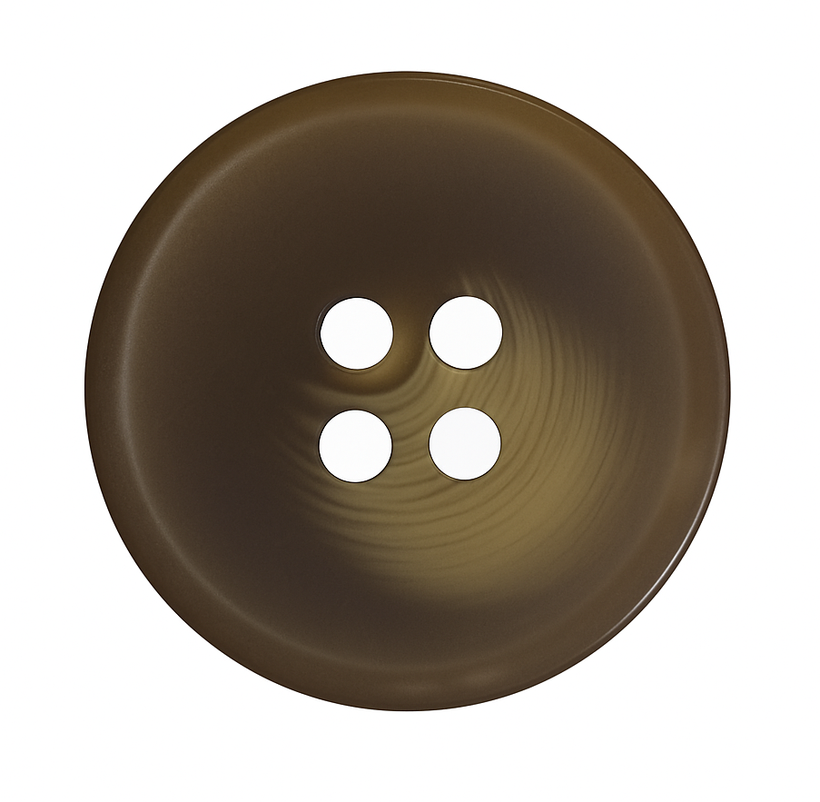 Light Brown Polyester Button PB 0121 – 4 Hole