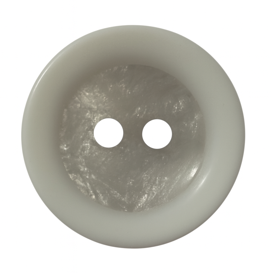 White & Pearl Polyester Button PB 0134 – Retro Style