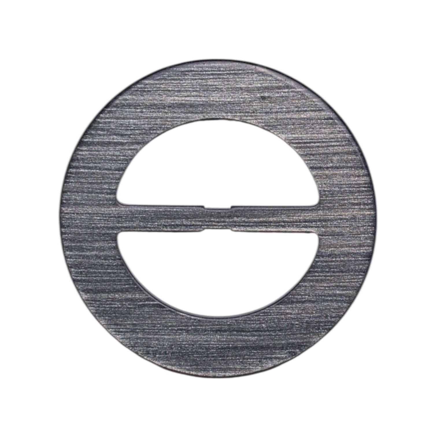 Gray Polyester Belt Buckle PB 4002 – Shiny Pearl | Sizes 2 cm to 6 cm