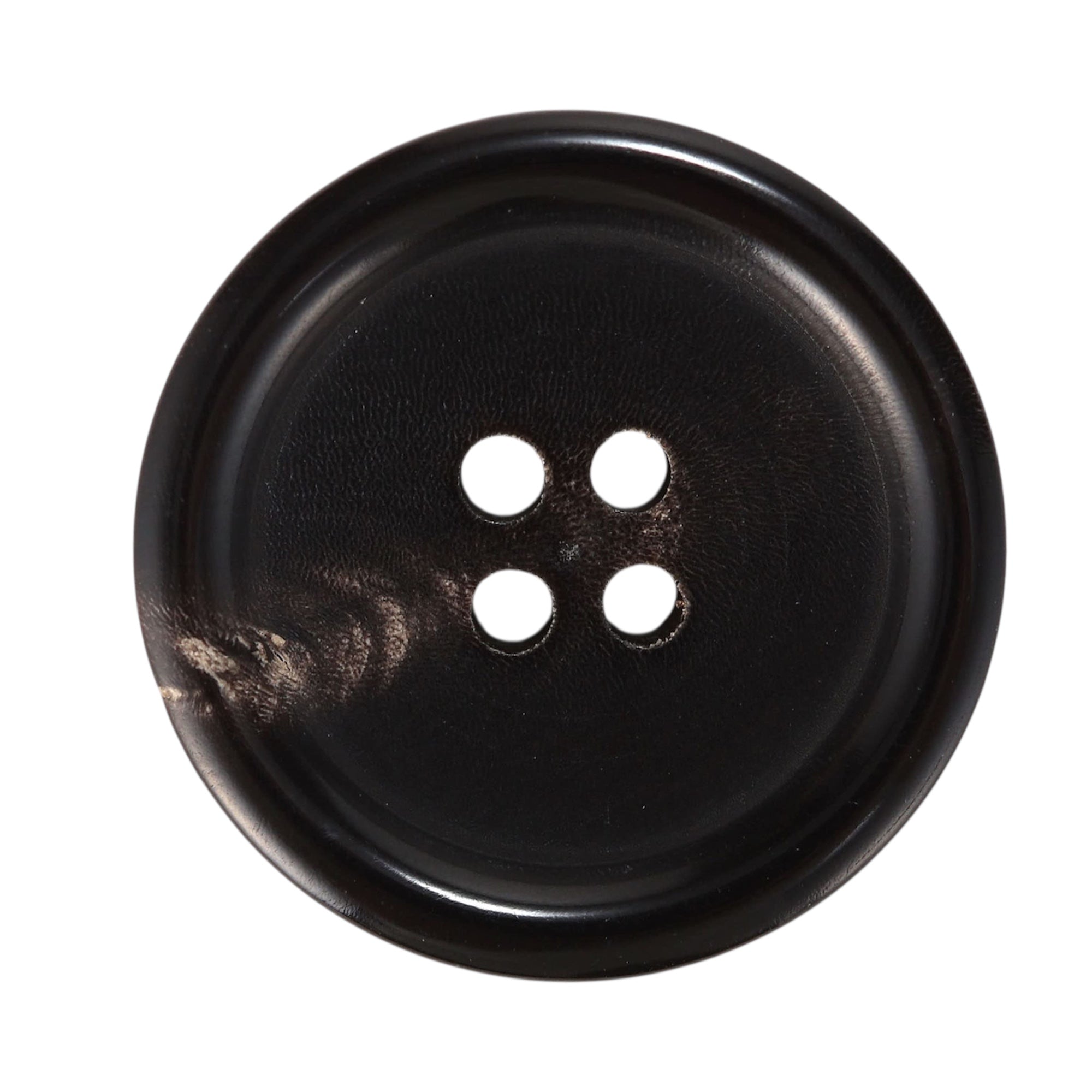 Black Real Horn Button PB 6001