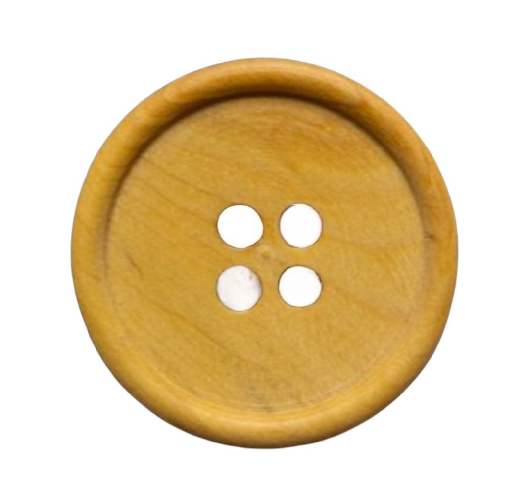Natural Wood Button PB 9003 – 4 Holes