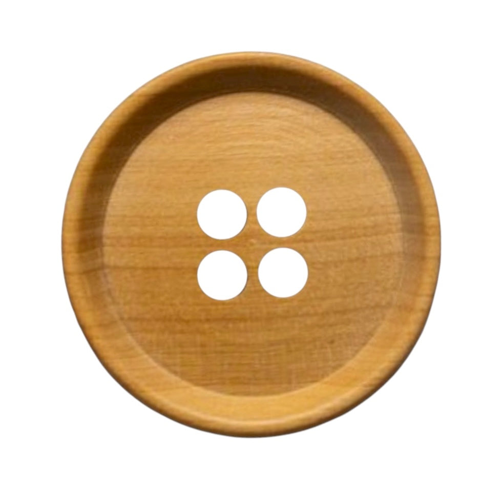 Natural Wood Button PB 9004 – 4 Holes