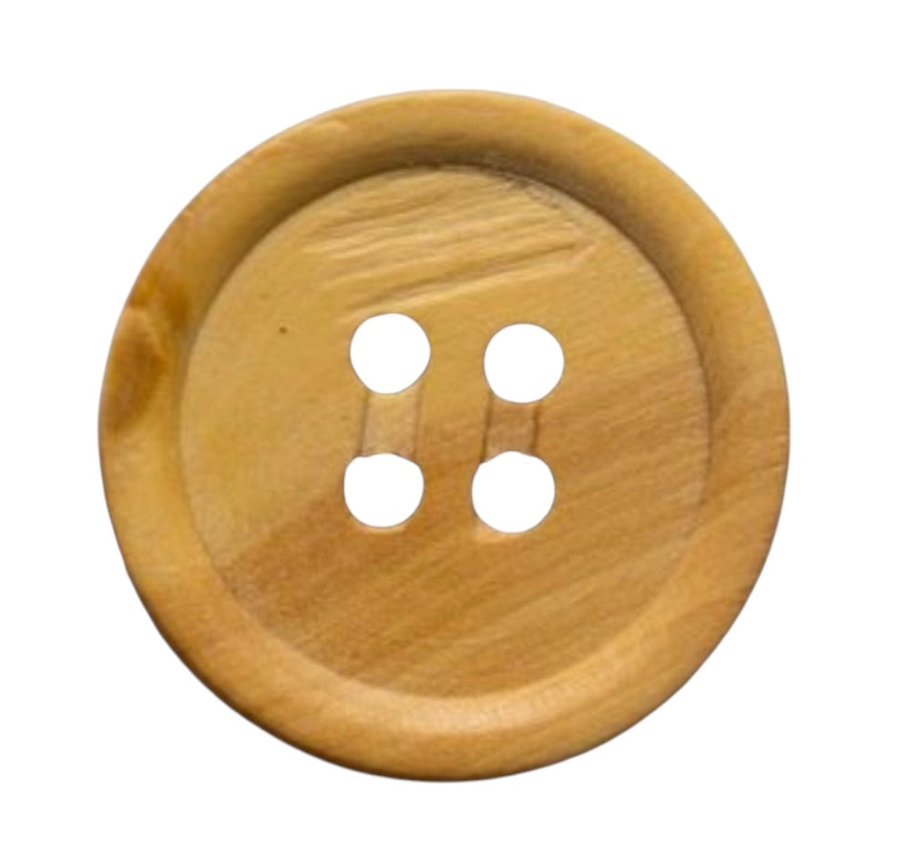 Natural Wood Button PB 9009 – 4 Holes