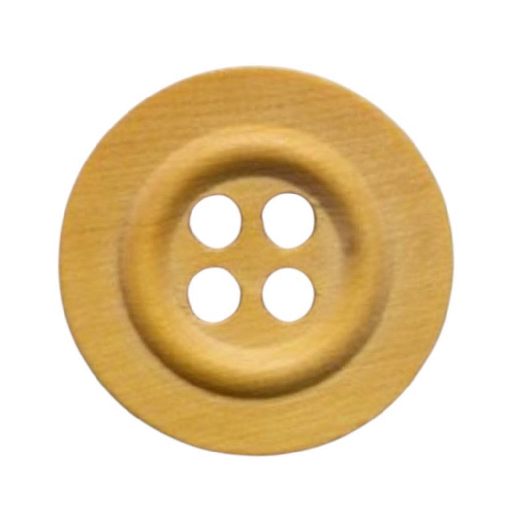Natural Wood Button PB 9010 – 4 Holes