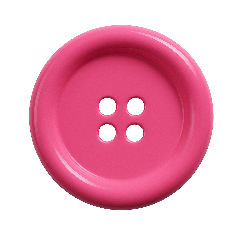 Pink Polyester Button PB 0001 – 4 Holes