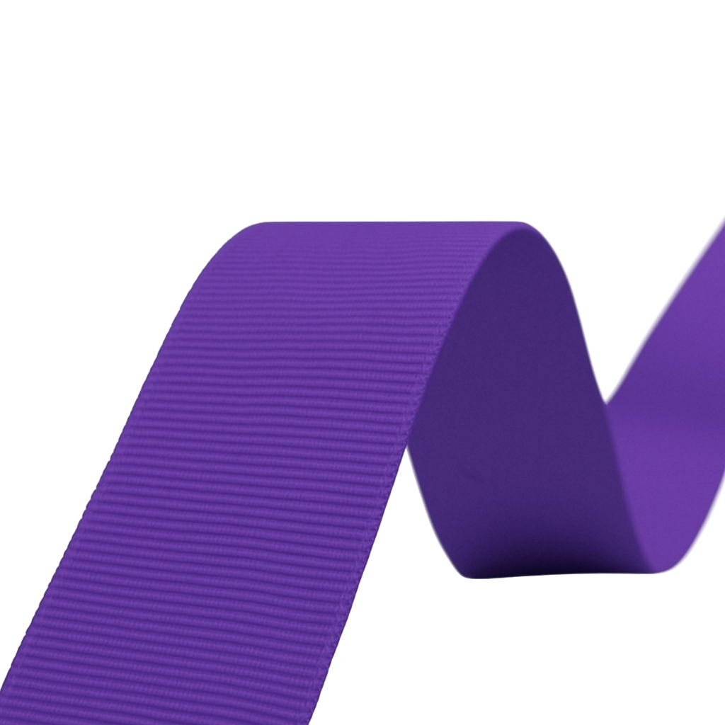 Purple Grosgrain Ribbon GR 0014 – Sizes from 3 mm to 70 mm