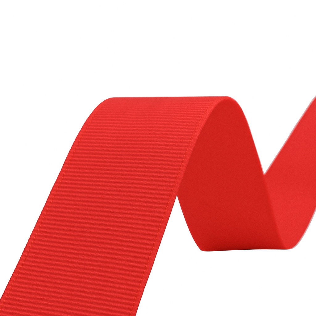 Red Grosgrain Ribbon GR 0009 – Sizes from 3 mm to 70 mm