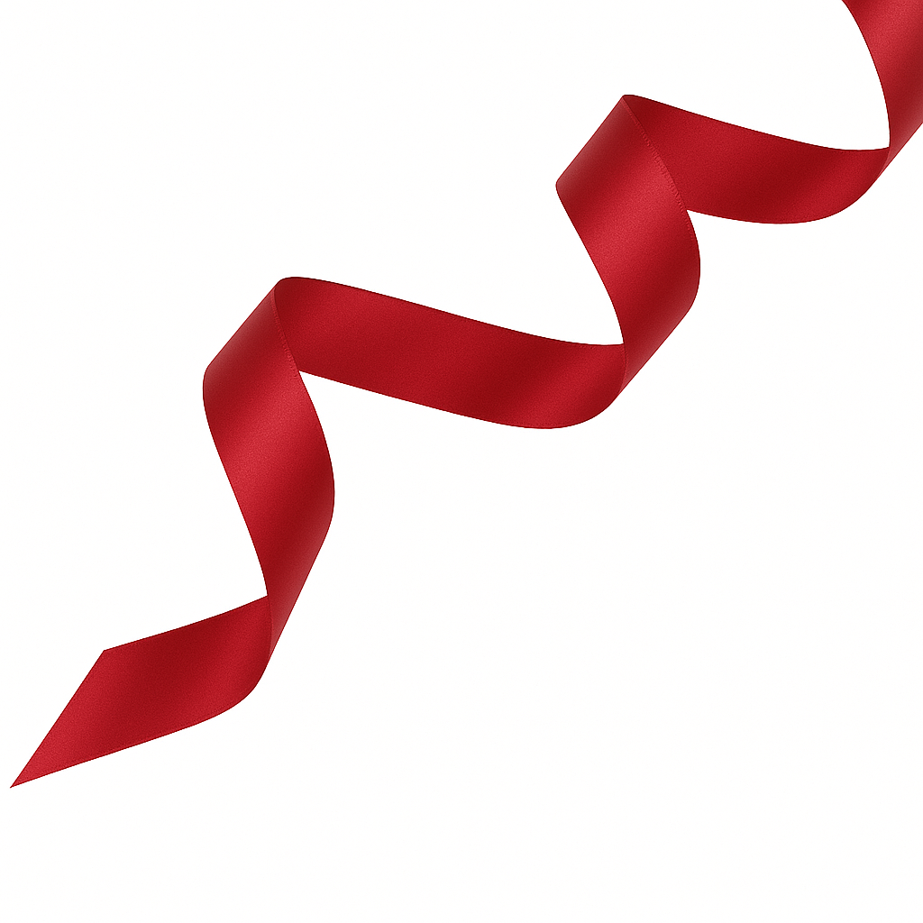 Red Satin Ribbon SR0009 – Sizes from 3 mm to 70 mm