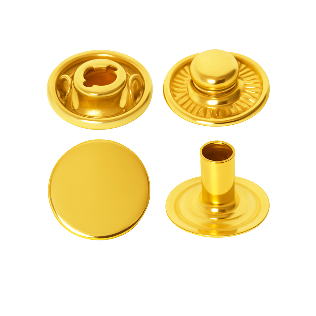 Spring Snap Button Gold – SB 0001