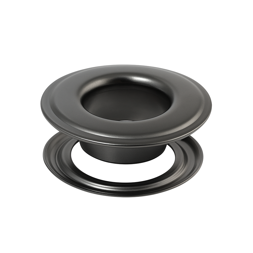 Metal Eyelets Gun Metal - PE 0001