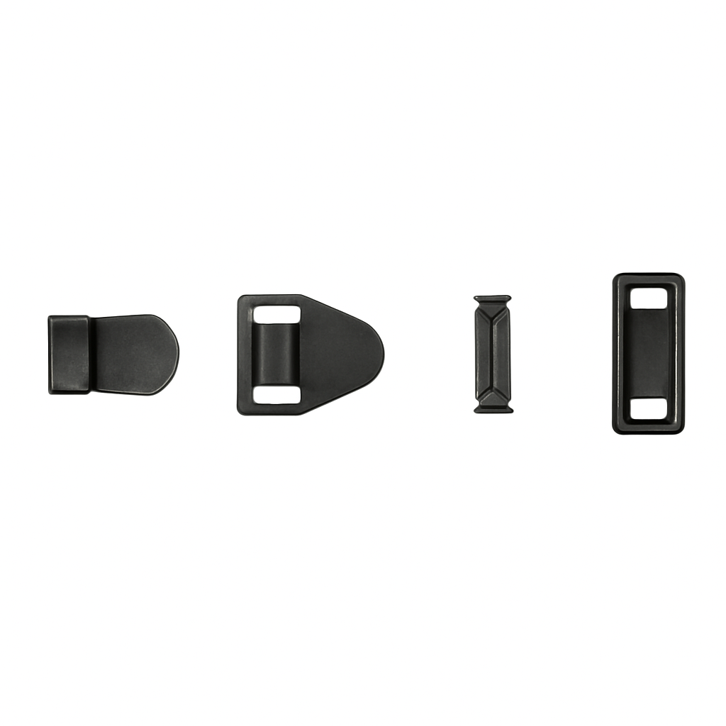 Black Oxide Trouser Hook and Bar Fasteners 10 mm for Men Pants