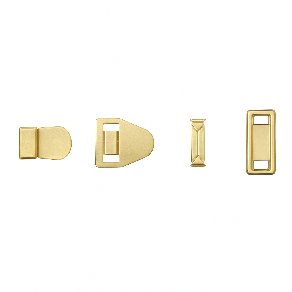 Light Gold Trouser Hook and Bar Fasteners 10 mm for Men Pants