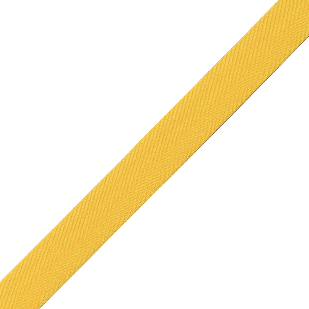 Yellow Cotton Herringbone Tape HT0006 – Sizes from 6 mm to 50 mm